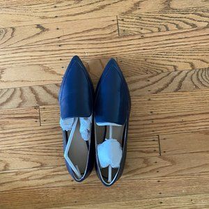 Cole Haan Size 10 Flat Navy Mules